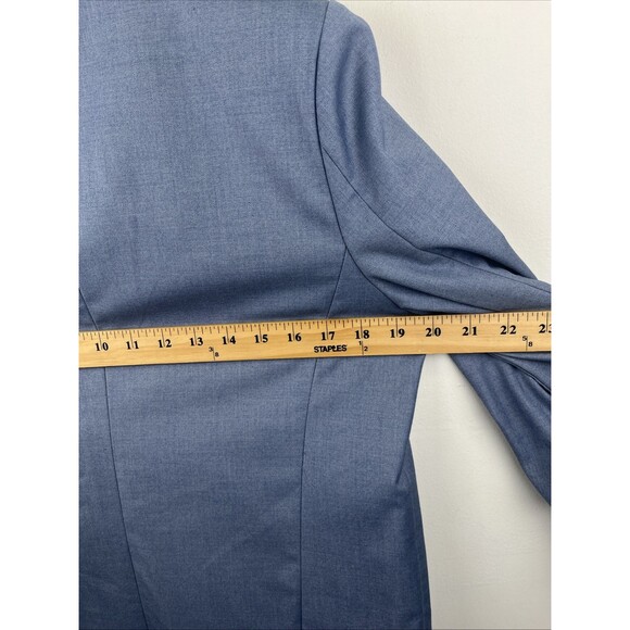 Mare Mare x Anthropologie Women’s Blue Cinch-Sleeved Blazer Size X-Small XS - Picture 6 of 7